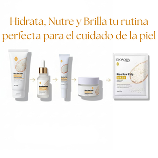 Kit de Skincare de Arroz Bioaqua