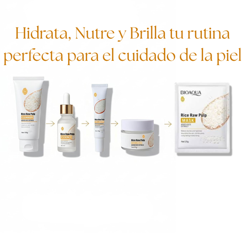 Kit de Skincare de Arroz Bioaqua